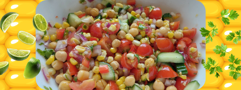 Chickpea Corn Summer Salad