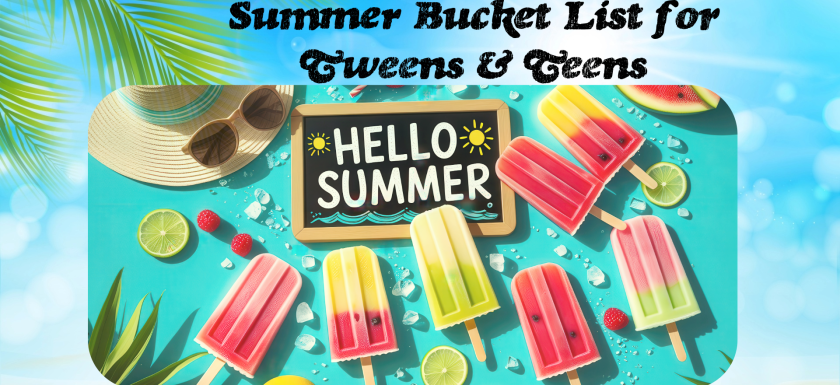 Summer Bucket List Tweens and Teens Cover picture