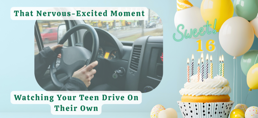 That Nervous-Excited Moment: Watching Your Teen Drive On Their Own. Bonus, Helpful Products Every New Driver Needs Cover Picture