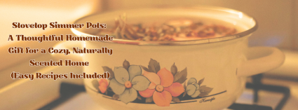 Stovetop Simmer Pots: A Thoughtful Homemade Gift for a Cozy, Naturally Scented Home (Easy Recipes Included) cover picture